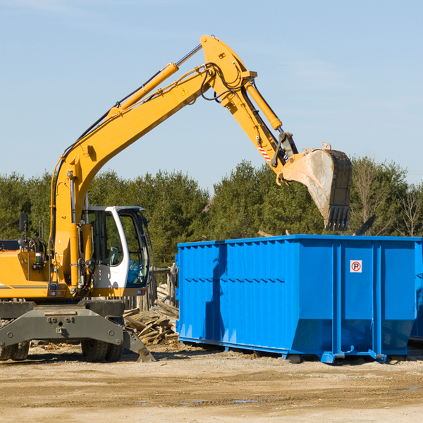 how many times can i have a residential dumpster rental emptied in Deersville Ohio